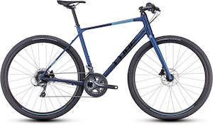 Bicycle and accessory: Cube Nulane velvet Blue'n'black