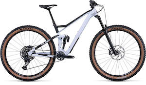 Cube Stereo 150 C:62 Race 29 2022 - Flashwhite 'n' Carbon