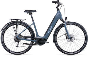 Cube Supreme Sport Hybrid One 400 Easy Entry 2022 - Greyblue 'n' Blue