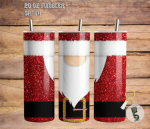 20 Oz Tumbler – Santa