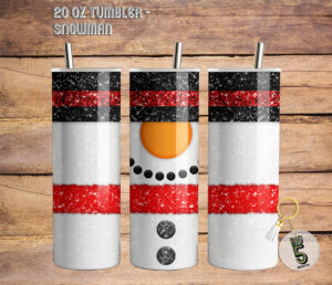 20 Oz Tumbler – Snowman