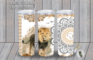 600ml Sublimation Tumbler – Big 5 Mandala