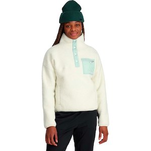 Snow Women: SPYDER - CLOUD FLEECE SNAP PULLOVER