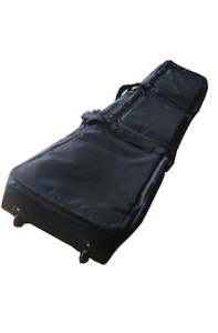 Snow: WHEELED SKI BAG - BLACK