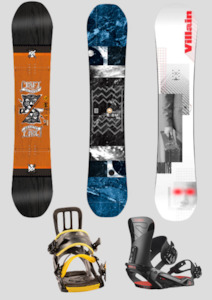 YOUTH - PERFORMANCE RENTAL SNOWBOARD - PART SET