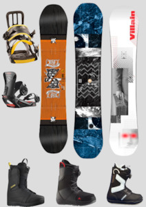 YOUTH - PERFORMANCE RENTAL SNOWBOARD - FULL SET