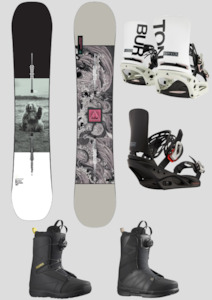 YOUTH - EXECUTIVE RENTAL SNOWBOARD - FULL SET