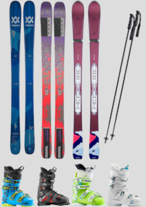 Adult Ski Rental: ADULT - EXECUTIVE RENTAL SKI - FULL SET