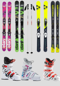 YOUTH - PERFORMANCE RENTAL SKI - FULL SET