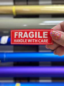 FRAGILE sticker