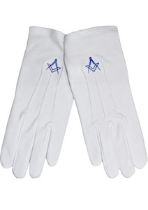 White Gloves Square And Compass