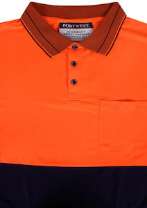 Prime Mover Hi Vis S/s Polo