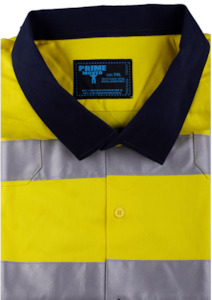 Menswear: Prime Mover 101 Hi-vis L/s Shirt