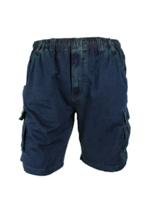 Bronco Light Stretch Denim Cargo Short