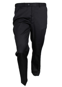 Menswear: City Club Poly/wool Flat Front Trouser