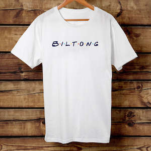 Internet web site design service: Friends with Biltong Funny Tshirt