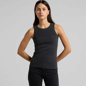 Clothing Singlets: Faded Organic Rib Tank