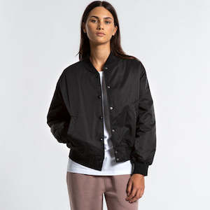 Clothing Jackets Vests: Wo's College Bomber Jacket