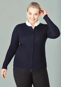 Clothing Knitwear Merino: Womens 2-Way Zip Cardigan