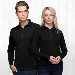 Clothing Knitwear Merino: Merino Zip Pullover - Mens