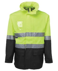 JB's HV (D+N) L/LINE JACKET LIME/NAVY