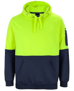 JB's HV PULL OVER HOODIE LIME/NAVY