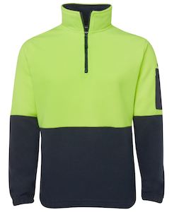 JB's HV 1/2 ZIP POLAR LIME/NAVY