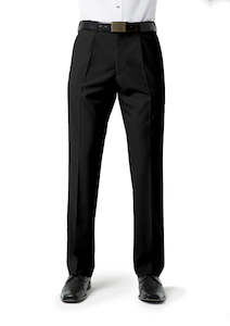 Corporate Pants Shorts: Mens Classic Pleat Pant