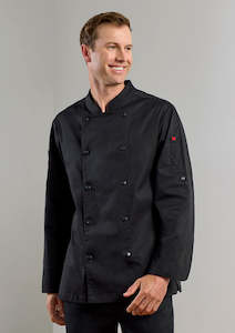 Hospitality Chef Jackets: Mens Gusto Long Sleeve Chef Jacket