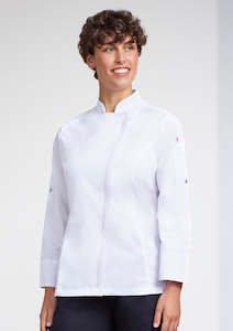 Hospitality Chef Jackets: Womens Alfresco Long Sleeve Chef Jacket