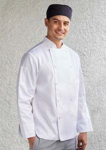 Hospitality Chef Jackets: Mens Zest Long Sleeve Jacket