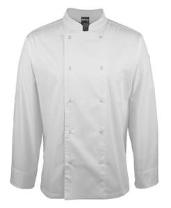 JB's LADIES L/S SNAP BUTTON CHEFS JACKET BLACK