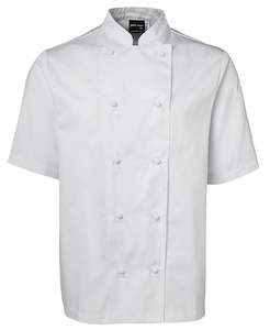 JB's LADIES S/S CHEF'S JACKET BLACK