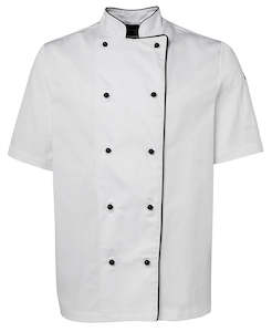 JB's S/S CHEFS JACKET WHITE