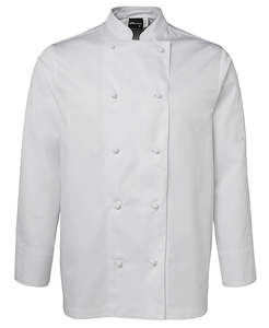 Hospitality Chef Jackets: JB's LADIES L/S CHEF'S JACKET WHITE