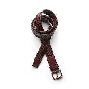 Accessories Belts: Braided Leather Belt