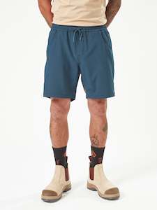 Volcom Workwear Rack Hybrid Elastic Waist Shorts - Navy