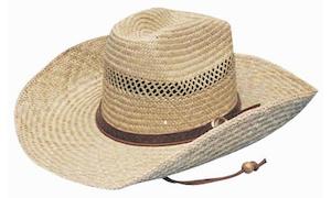 Headwear Straw Hats: Cowboy Straw Hat