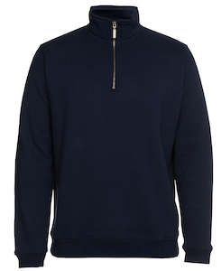 C of C  BRASS 1/2 ZIP SWEAT GUNMETAL