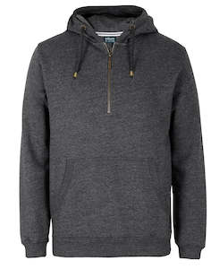 C of C  BRASS 1/2 ZIP SWEAT BLACK MARLE