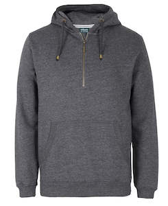 C of C BRASS 1/2 ZIP HOODIE NAVY