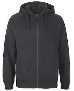 C of C BRASS 1/2 ZIP HOODIE BLACK MARLE