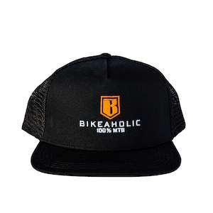 Bikeaholic Merch: Bikeaholic Logo Trucker Cap