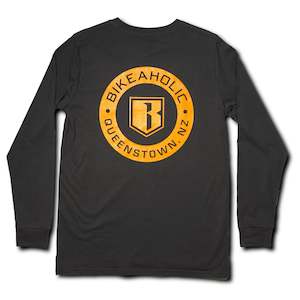 Bikeaholic Mens Long Sleeve Tee