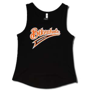 Bikeaholic Mens Swoosh Singlet