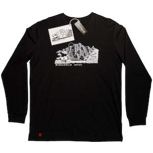 Bikeaholic Narnia LS Mens Tee