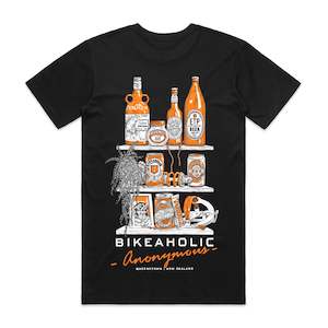 Bikeaholic Anonymous Shelf Tee