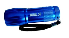 Sporting equipment: Blaze 50 lumens led torch - 9 x led mini torch with batteries - torches