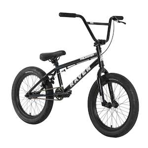 Raven Trickster 18" Kids BMX Bike Gloss Black