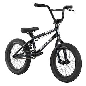 Raven Trickster 16" Kids BMX Bike Gloss Black